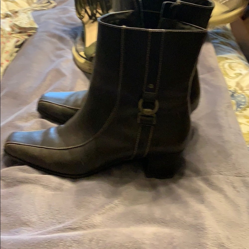 Heeled boots.